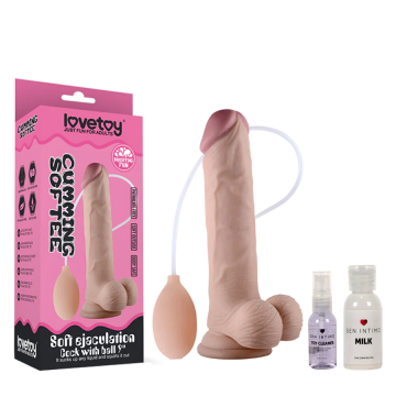 9” SOFT EJACULATION COCK...