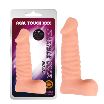 6.7" FLEXIBLE FLESH COCK N.02