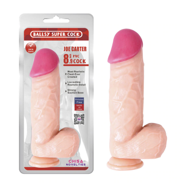 JOE CARTER 8.9" DILDO FLESH