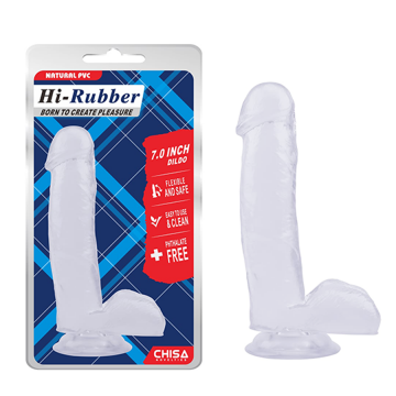 7.0 INCH DILDO CLEAR