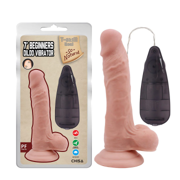 Dildo Vibrator-Flesh 7’...