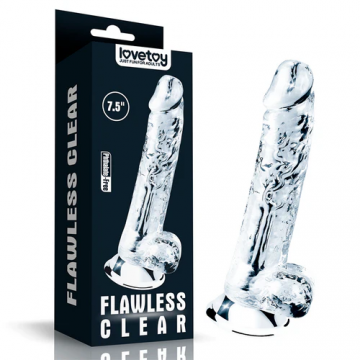 Dildo Flawless Clear 7.5''