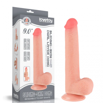 Dildo Sliding Skin Dual...