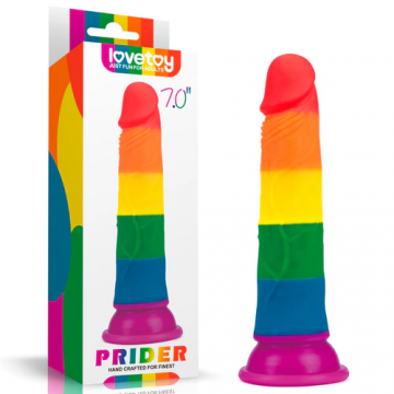 Dildo Rainbow 7'' Prider