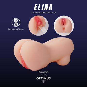 Masturbador Realista Elina...