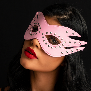 MASCARILLA CARNAVAL OJOS ROSA