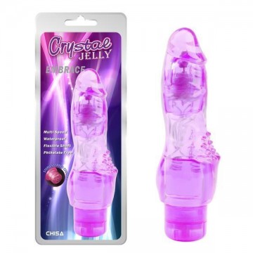 VIBRADOR CRYSTAL JELLY EMBRACE