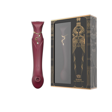 VIBRADOR QUEEN SET WINE RED