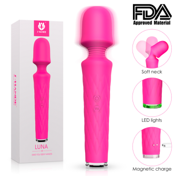 LUNA MAGENTA VIBRADOR MASAJES