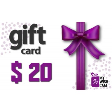 Send a Gift Card $20 USD...