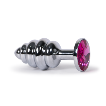 FUCHSIA GEM DRILL ANAL PLUG...