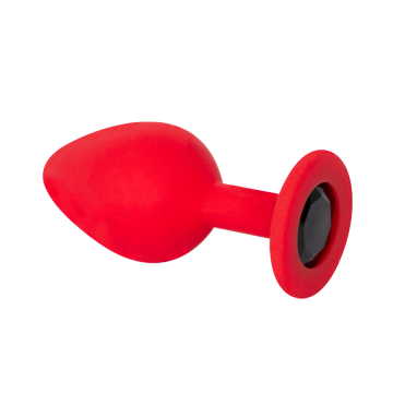 SQUISHY ANAL PLUG RED MEDIANO