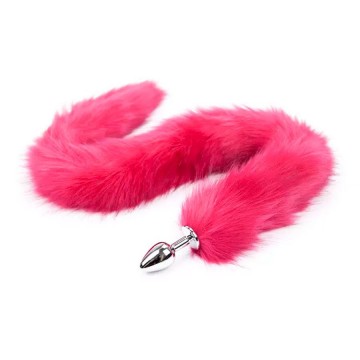 FOX LONG DARK PINK