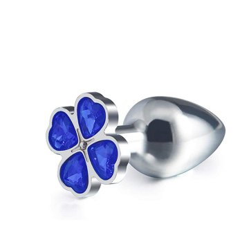 CLOVER ANAL PLUG DARK BLUE...