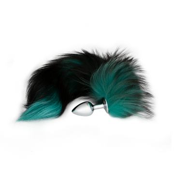 GREEN AND BLACK FOX