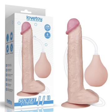 11" SQUIRT EXTREME DILDO FLESH